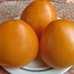 Плоды Бычьего сердца оранжевого на тарелке